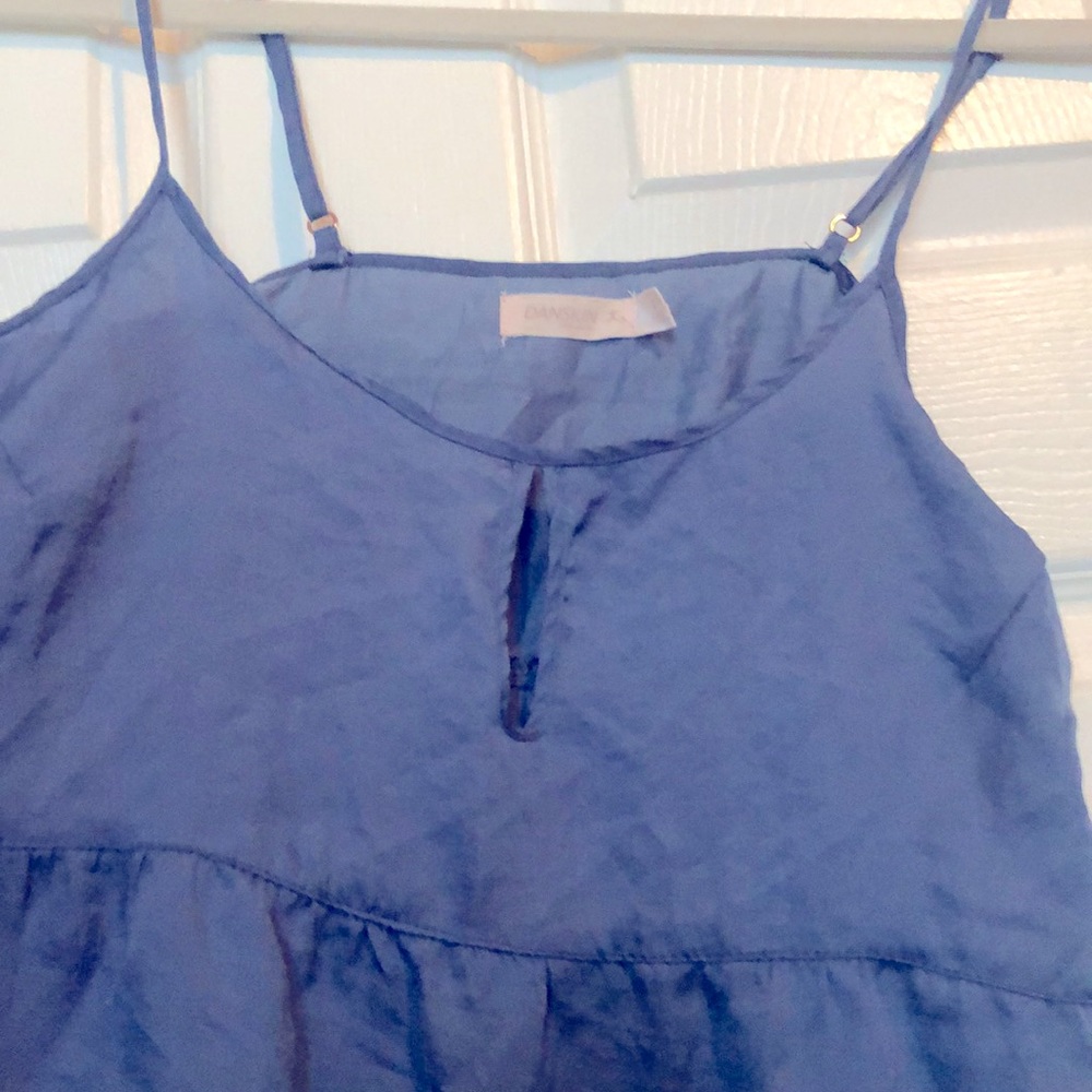 Silky periwinkle cami and shortie - Picture 2 of 4